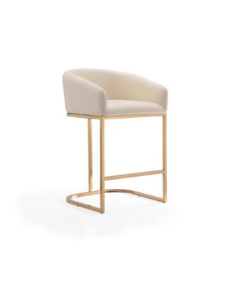 Louvre 3-Piece Leatherette Upholstered Counter Stool Set