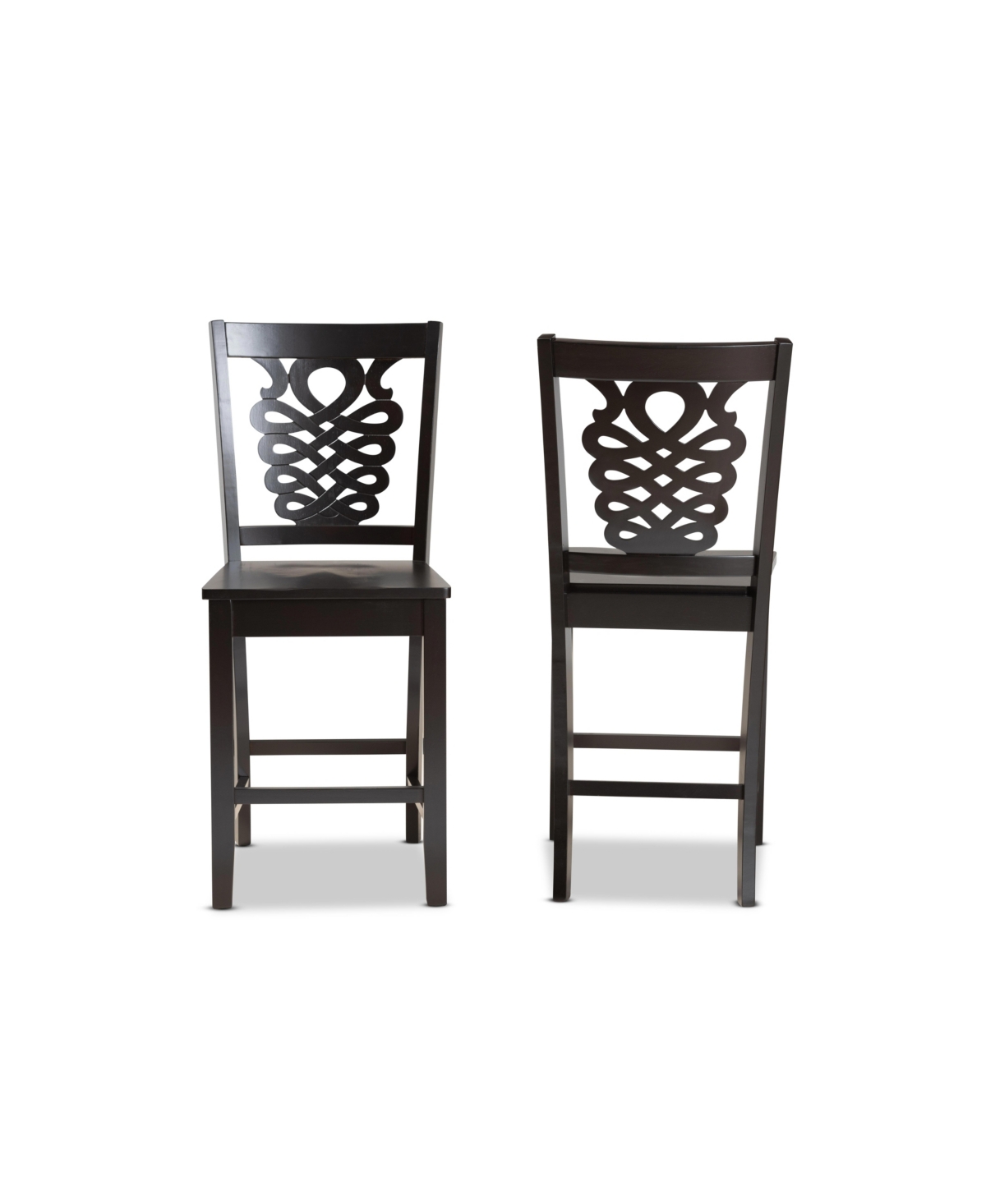 Closeout! Gervais Modern and Contemporary Transitional Wood Counter Stool Set, 2 Piece