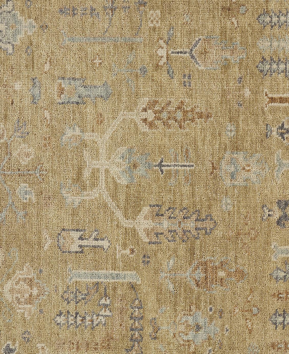 Feizy Carrington R6501 5'6" X 8'6" Area Rug In Gold-tone,gray