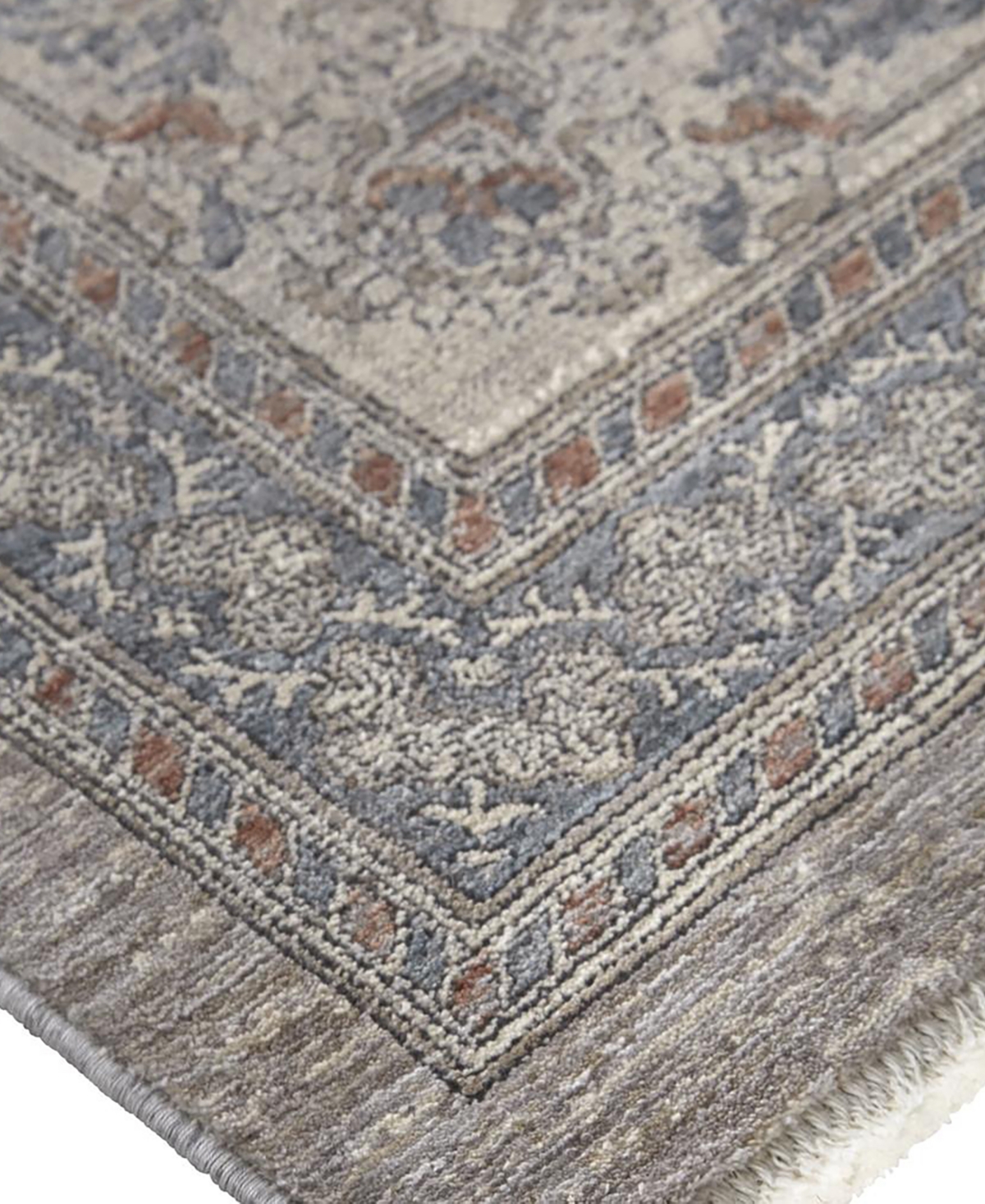 Feizy Marquette R3761 Area Rug - Blue