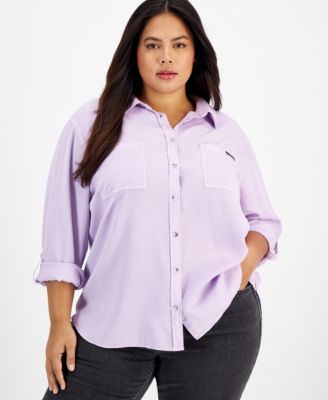 plus size calvin klein top