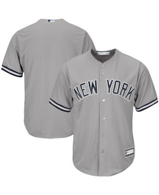 Profile Men's Gray New York Yankees Big and Tall Replica Team
