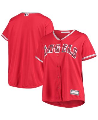 Profile Women's Red Los Angeles Angels Plus Size Alternate Replica