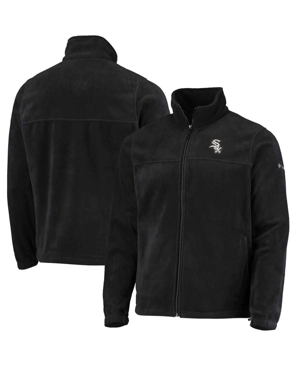 Shop Columbia Men's  Black Chicago White Sox Full-zip Flanker Jacket