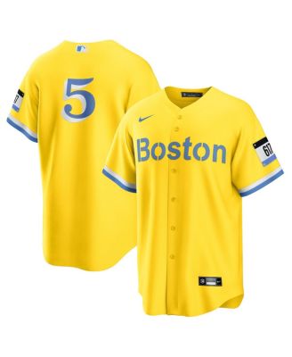 Boston Red Sox Enrique Hernandez 2021 City Connect Replica Nike Gold Jersey