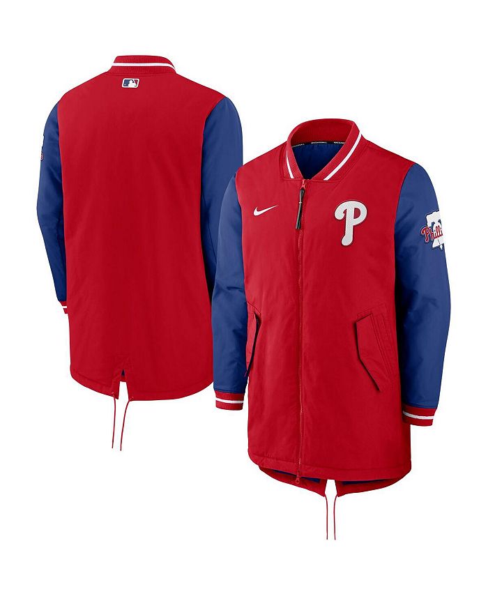 Nike Men's Red Philadelphia Phillies Authentic Collection Dugout Full-Zip  Jacket - Macy's