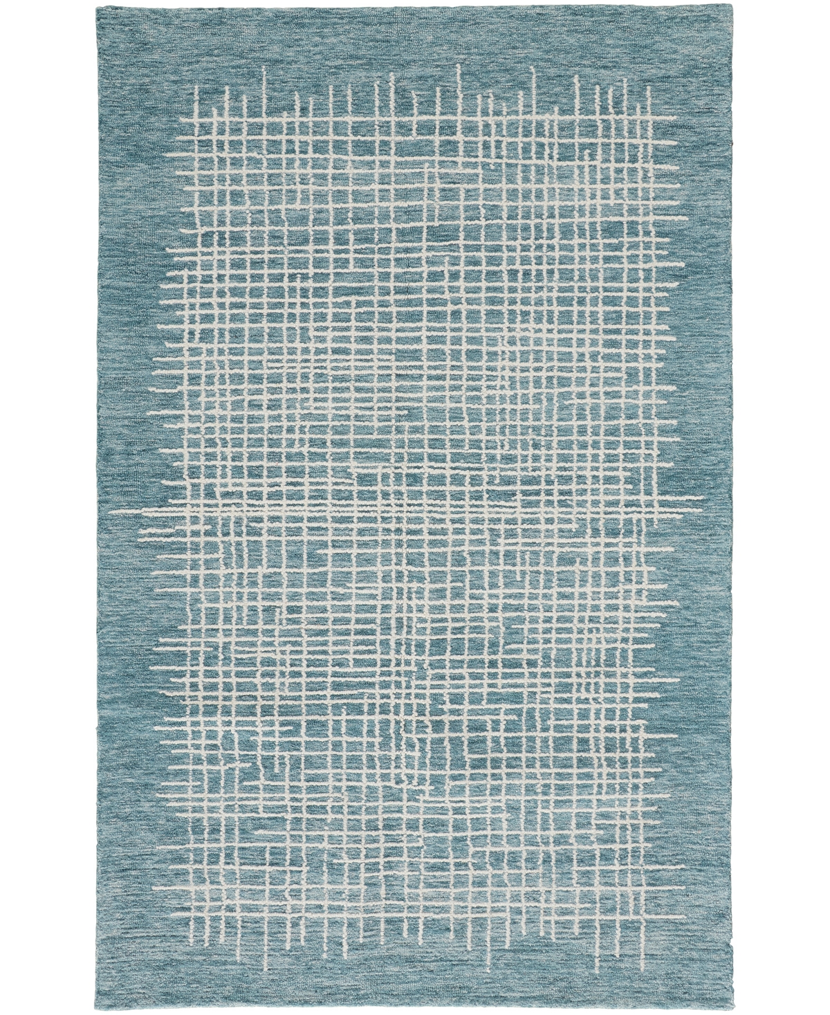 Simply Woven Maddox R8630 3'6" X 5'6" Area Rug In Blue,green