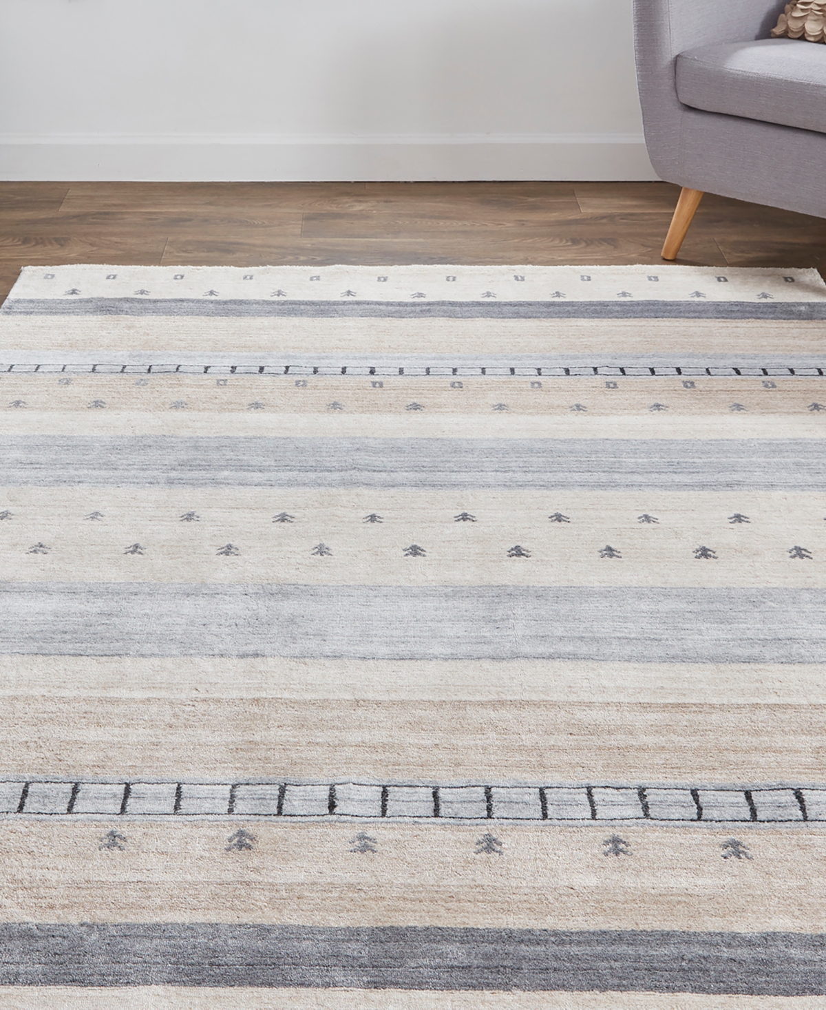 Feizy Legacy R6578 Area Rug - Gray