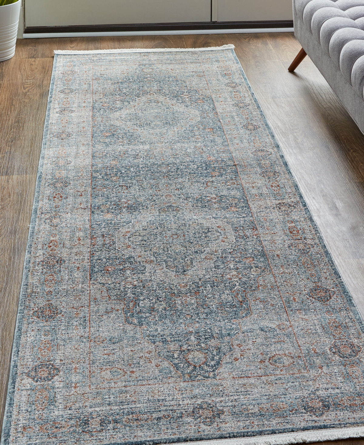 Feizy Marquette R3778 2'8" x 8' Runner Area Rug