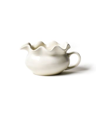 Signature White Ruffle Gravy Boat