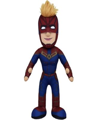 Bleacher Creatures Marvel Captain Marvel Plush Figure- A Superhero for Play or Display, 10