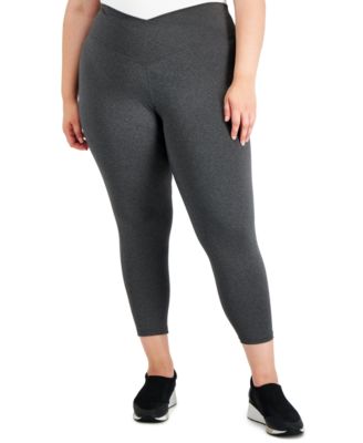 Jenni - Plus Size Solid 7/8 Leggings