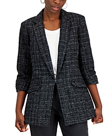 Women's 3/4-Sleeve Blazer, Created for Macy's