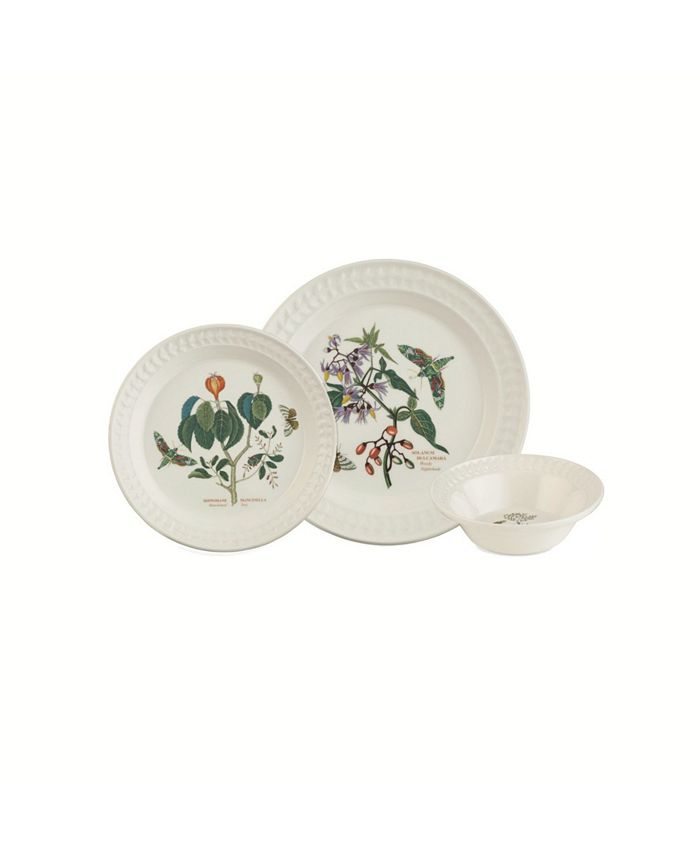 Portmeirion Botanic Garden Harmony Emerald 12 Piece Dinnerware Set - Macy's