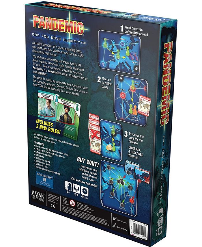 Brainstorm Toys Pandemic And Pandemic Hot Zone Game Bundle 2 Board