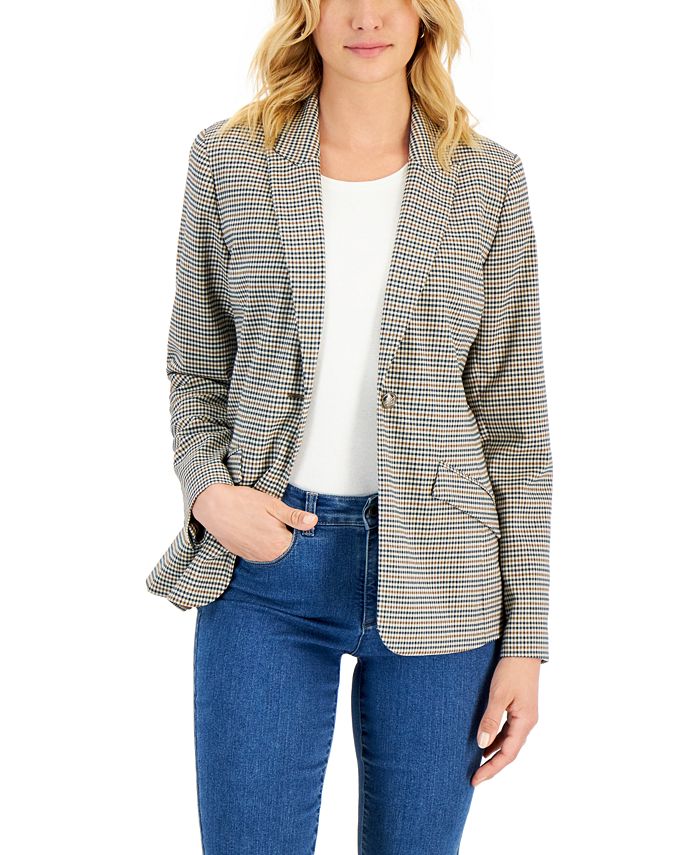 Charter Club Women s Plaid Blazer Created for Macy s Macy s