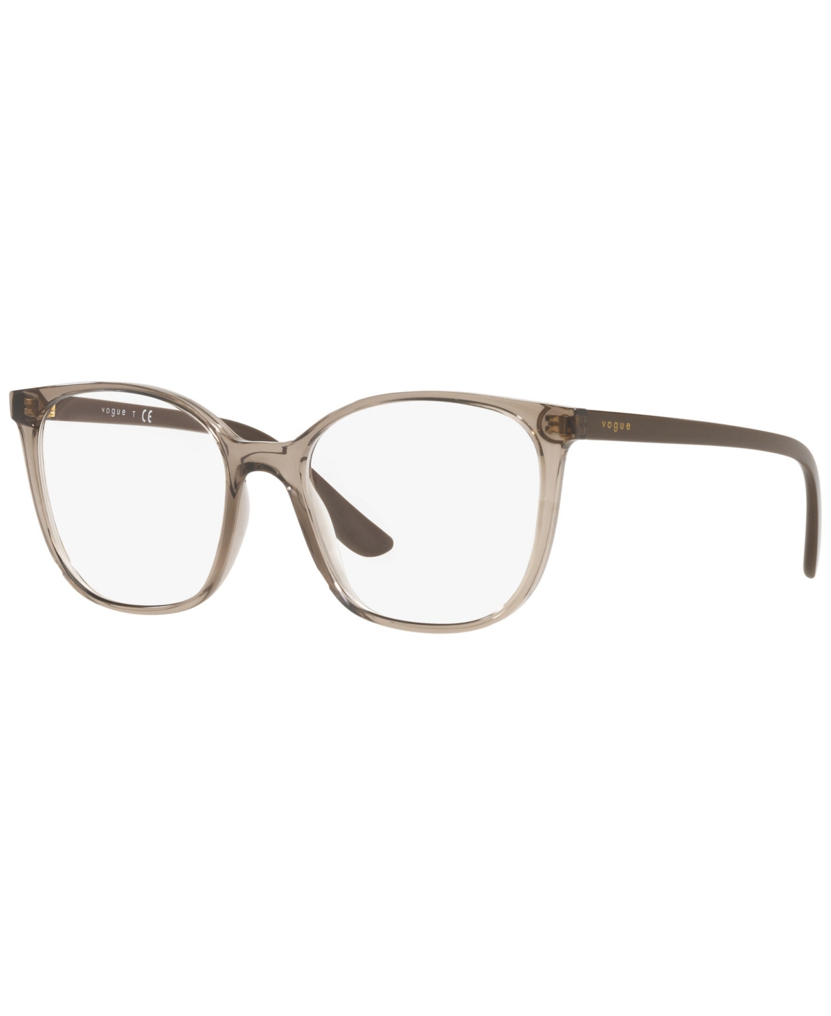 VO5356 Women's Rectangle Eyeglasses - Transparent Brown