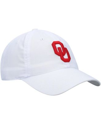 Men's White Oklahoma Sooners Staple Adjustable Hat