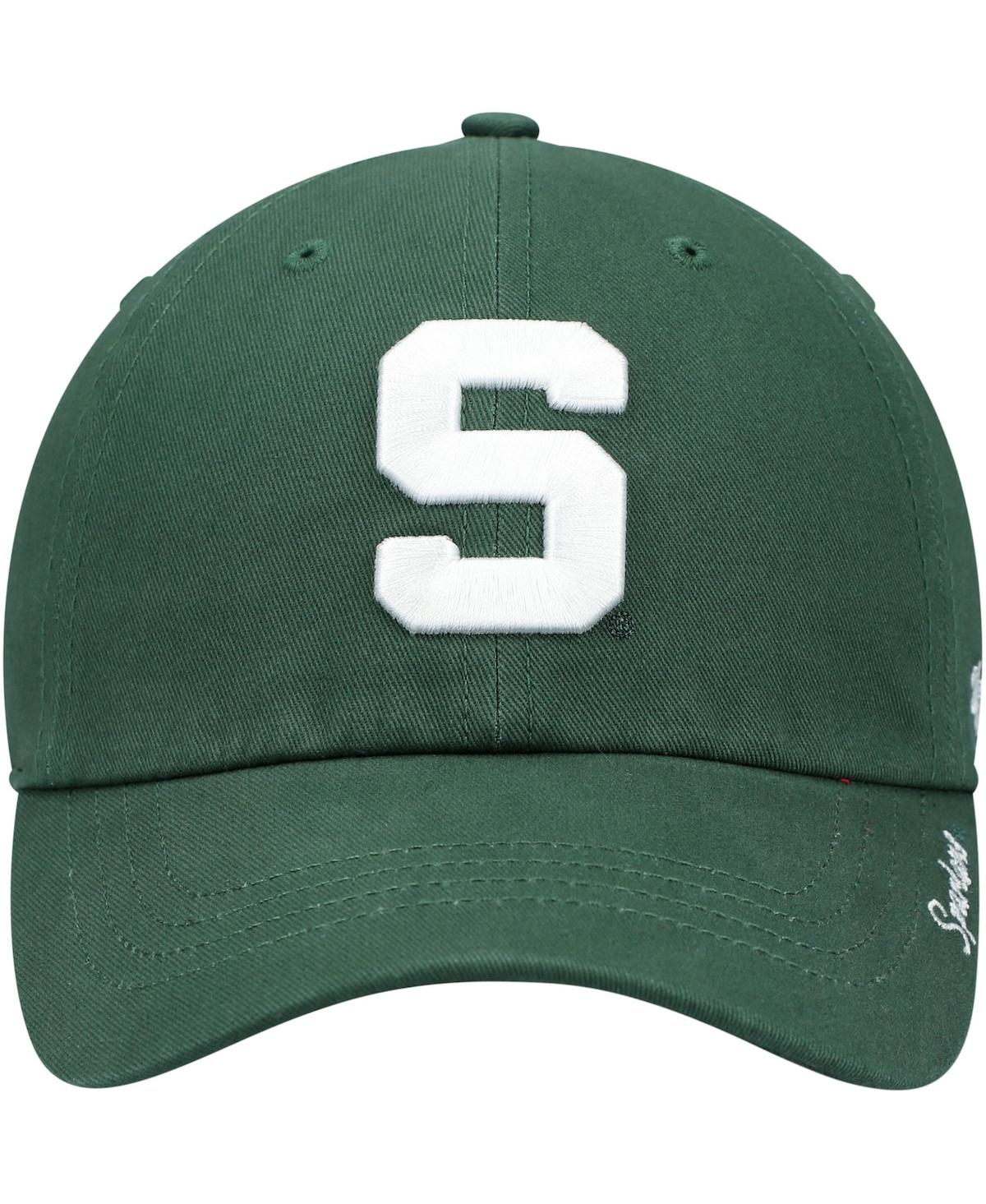 Shop 47 Brand Women's '47 Green Michigan State Spartans Team Miata Clean Up Adjustable Hat