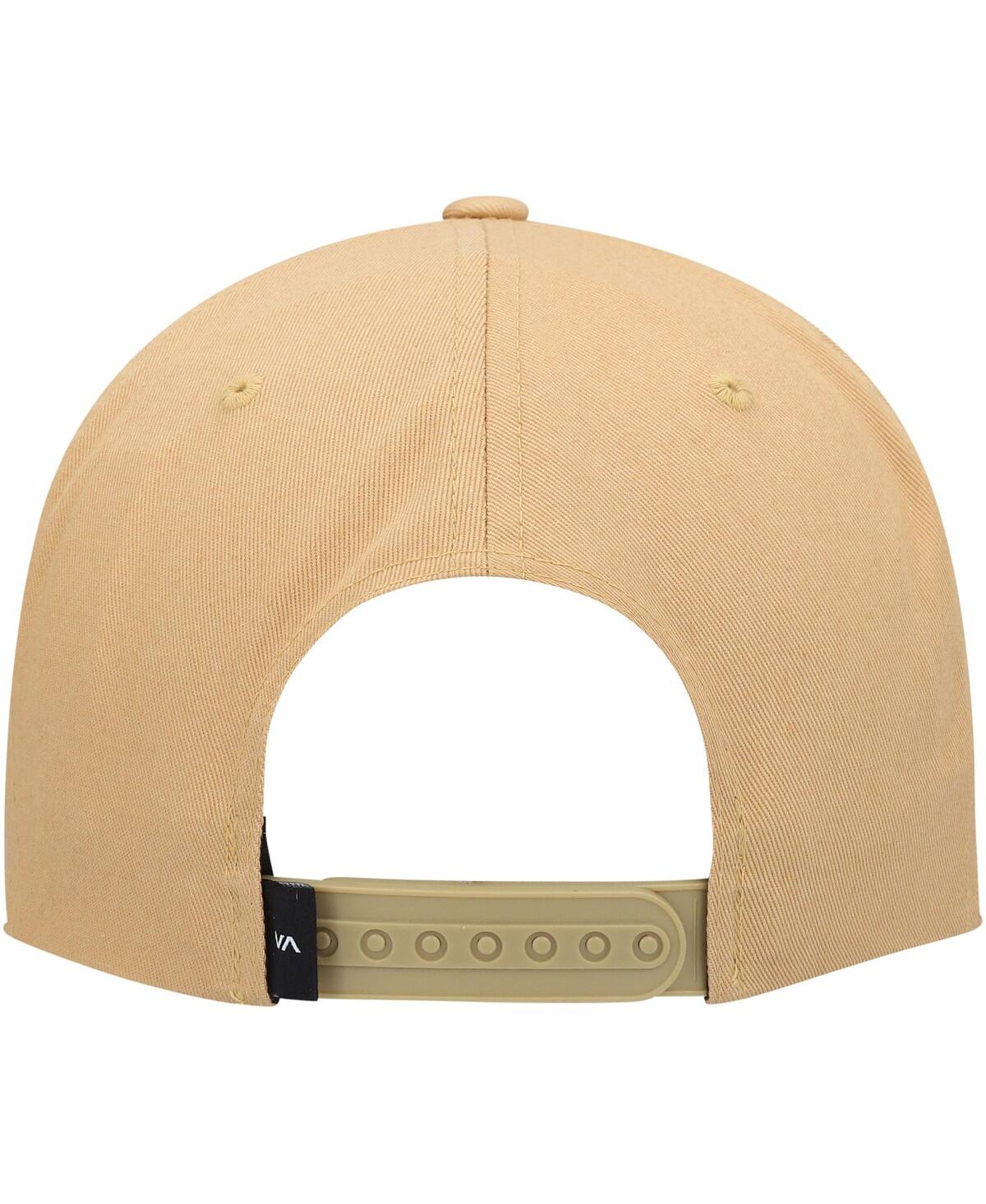 Shop Rvca Men's  Gold Square Snapback Hat