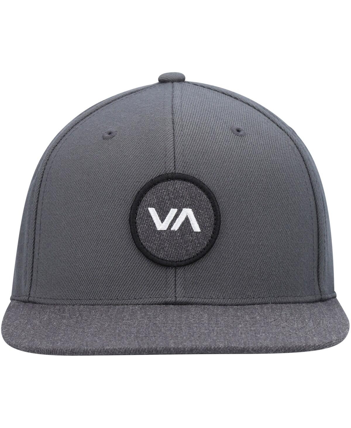 Shop Rvca Men's  Graphite Va Patch Adjustable Snapback Hat
