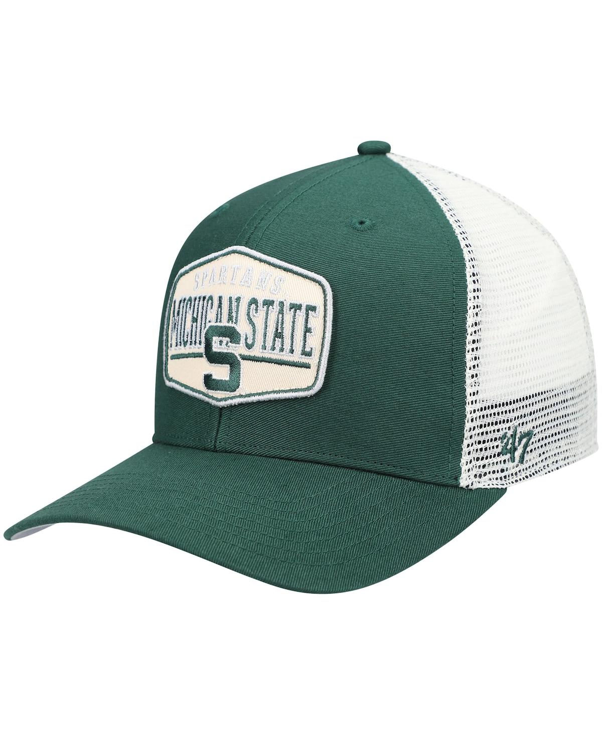 47 Brand Men's '47 Green Michigan State Spartans Shumay Mvp Trucker Snapback Hat