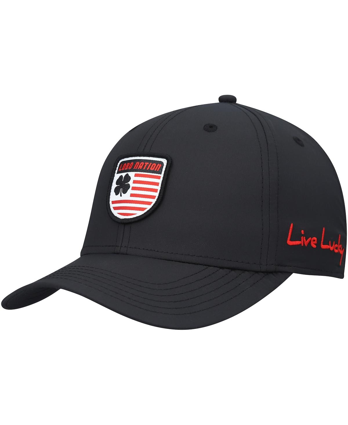 Shop Black Clover Men's Black New Mexico Lobos Nation Shield Snapback Hat
