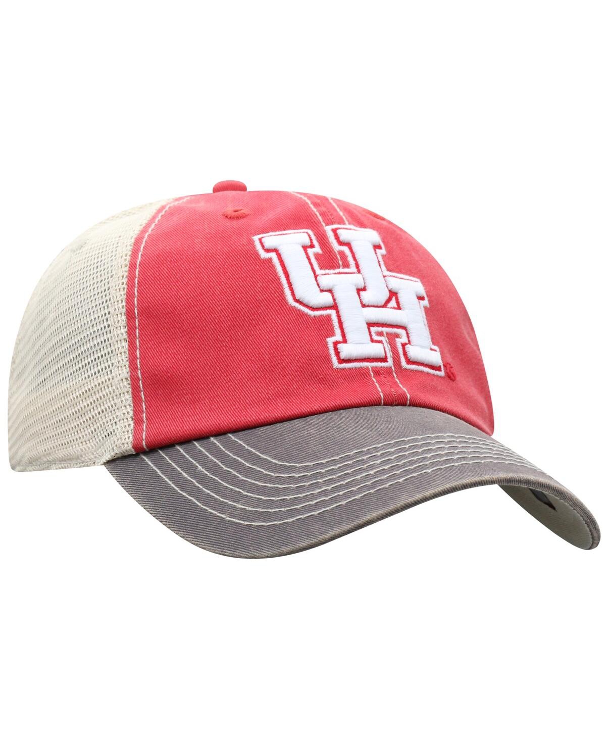Shop Top Of The World Men's  Red Houston Cougars Offroad Trucker Snapback Hat