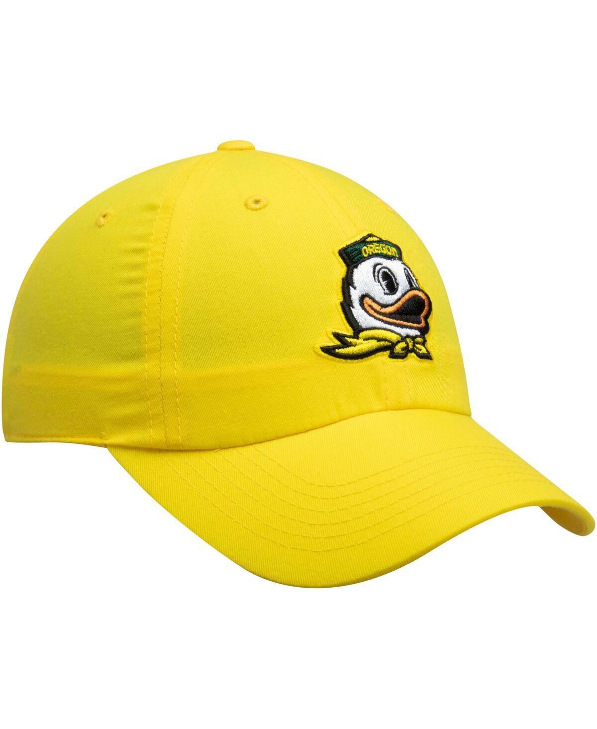 Men's Top of the WorldOregon Ducks Primary Logo Staple Adjustable Hat - Yellow