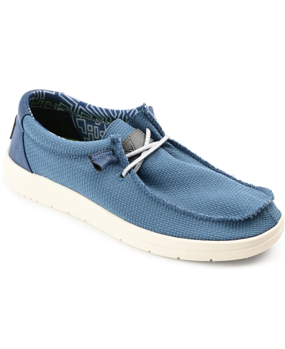 Shop Vance Co. Men's Moore Casual Slip-on Sneakers In Blue