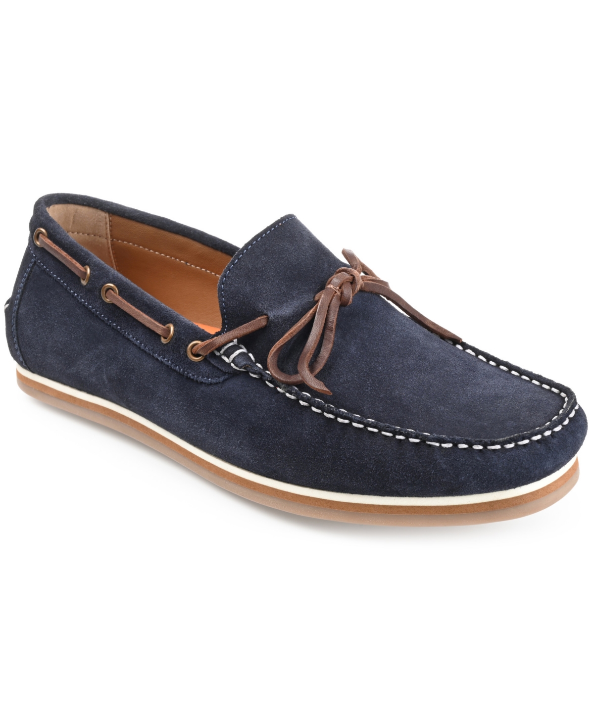 Shop Thomas & Vine Men's Sadler Moccasin Loafers In Navy