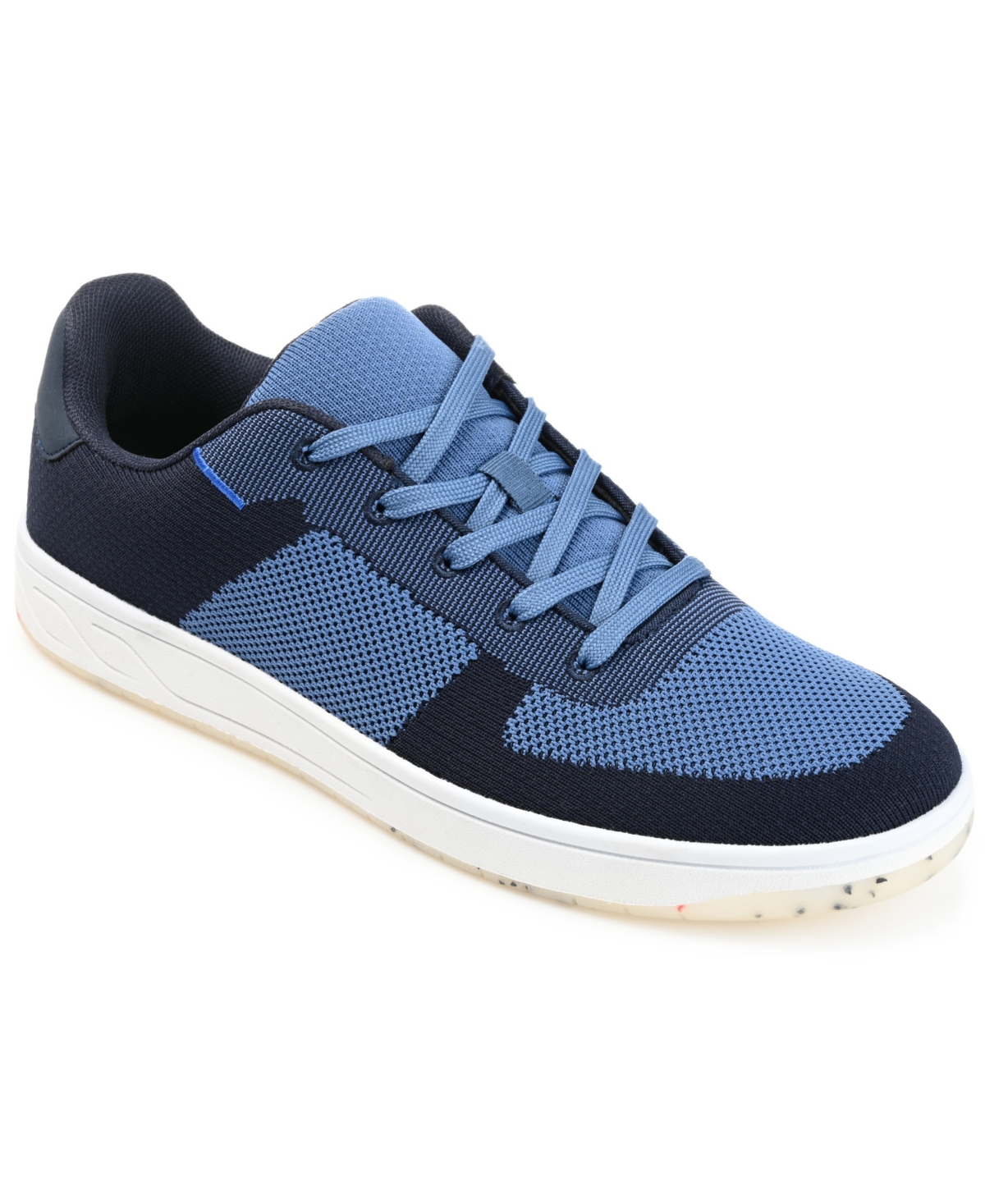 Shop Vance Co. Men's Topher Knit Athleisure Sneakers In Blue