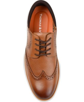 Men's Savage Embossed Wingtip Derby Dress Shoes