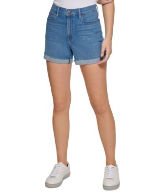 Calvin klein high waisted jean shorts best sale