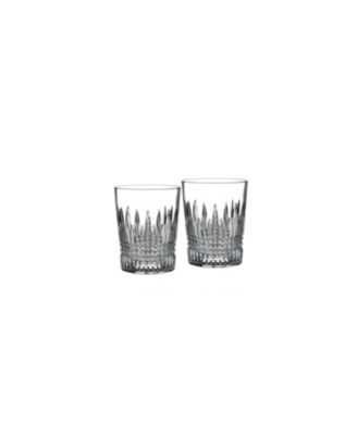 diamond double old fashioned glasses