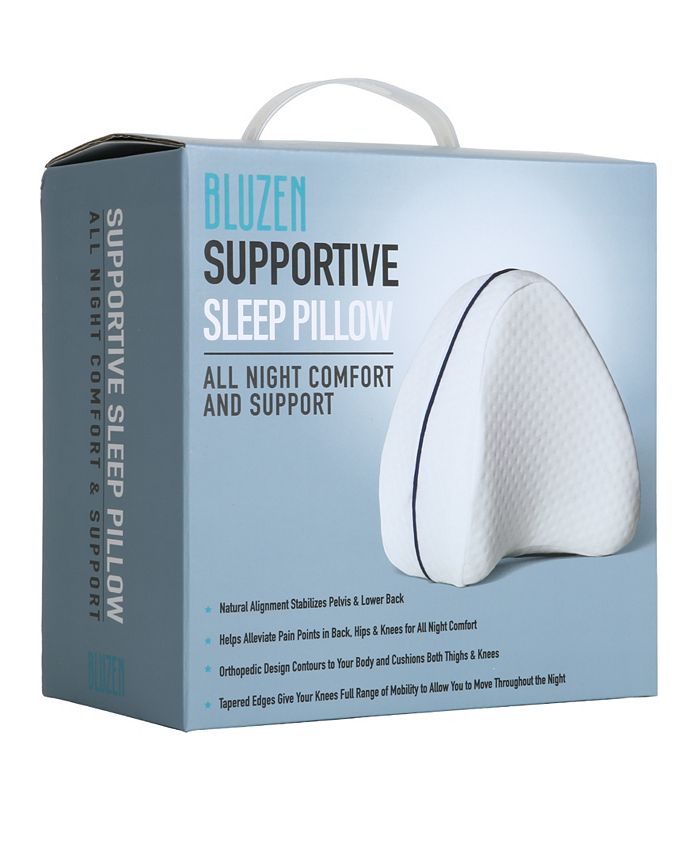 BluZen Orthopedic Memory Foam Leg and Sleep Support Pillow - Macy's