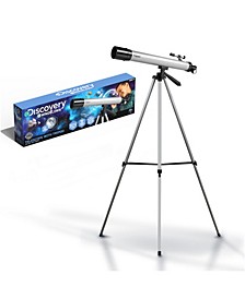 Telescope with Tripod, 50X and 100X Lenses, Adjustable Pan and Tilt