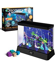Crystal Aquarium, DIY Underwater Crystal Garden, Grow Your Own Stones, Chemistry / Science STEM Toy Kit for Kids, with Glowing LED Lights, Age 8+