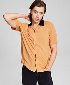 Men's Regular-Fit Bowling Shirt 