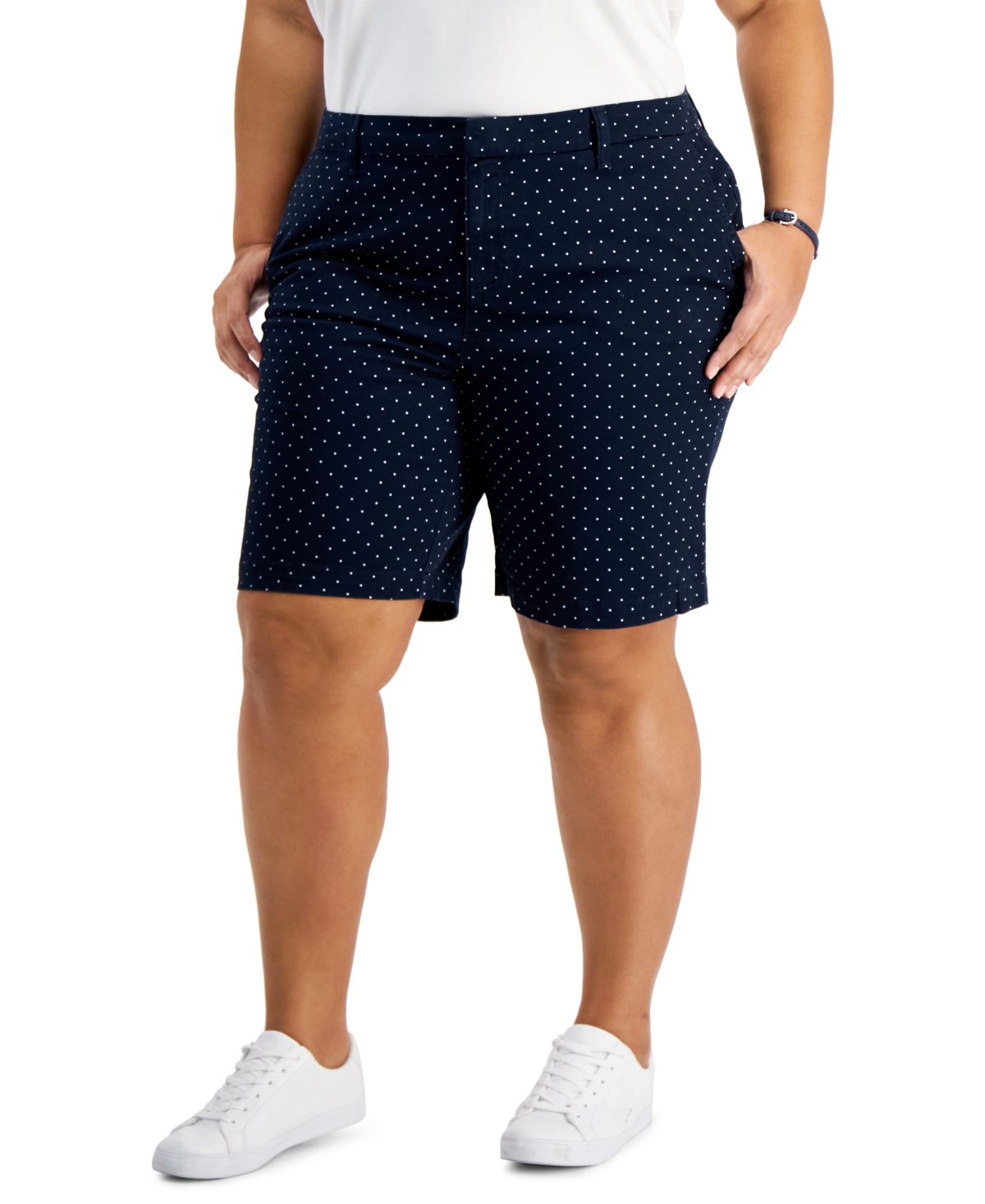 Tommy hilfiger plus size shorts best sale