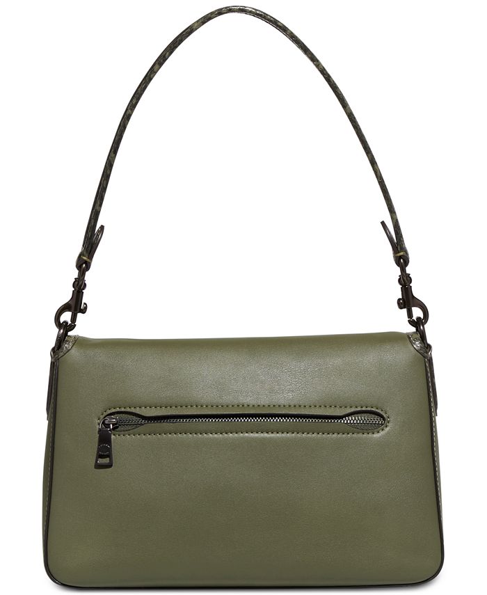 COACH Tabby Soft Leather With Snakeskin Detail Shoulder Bag & Reviews