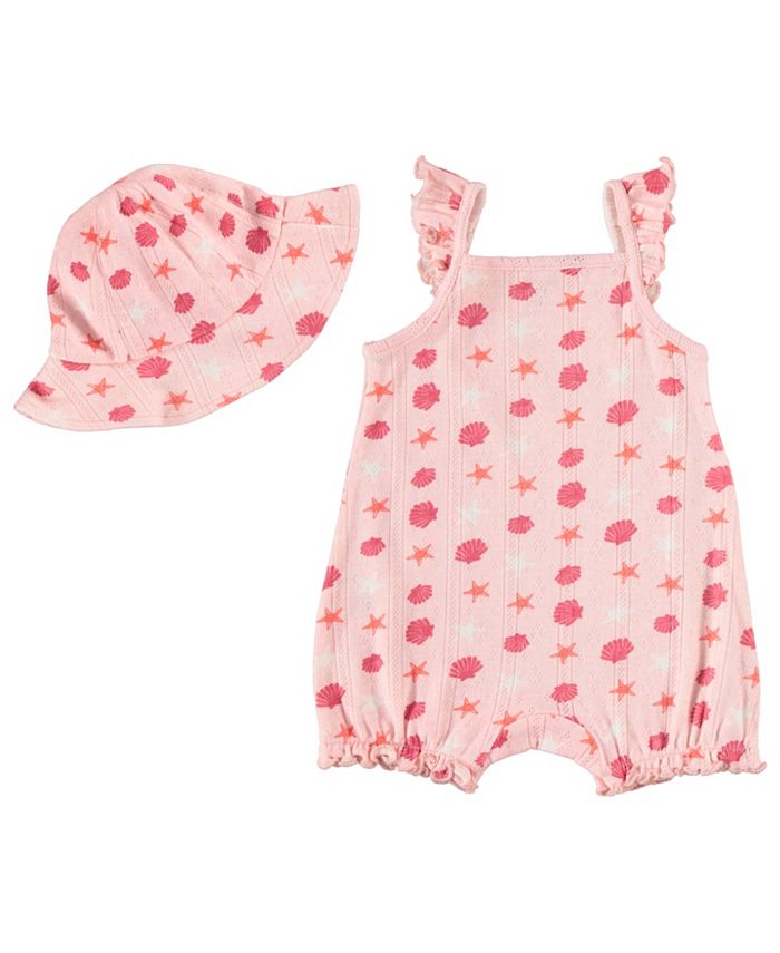 Chickpea Baby Girls Fashion Rompers with Hat, 2 Piece Set Macy's