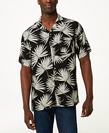 Men's Short Sleeve Camp Collar Printed Shirt