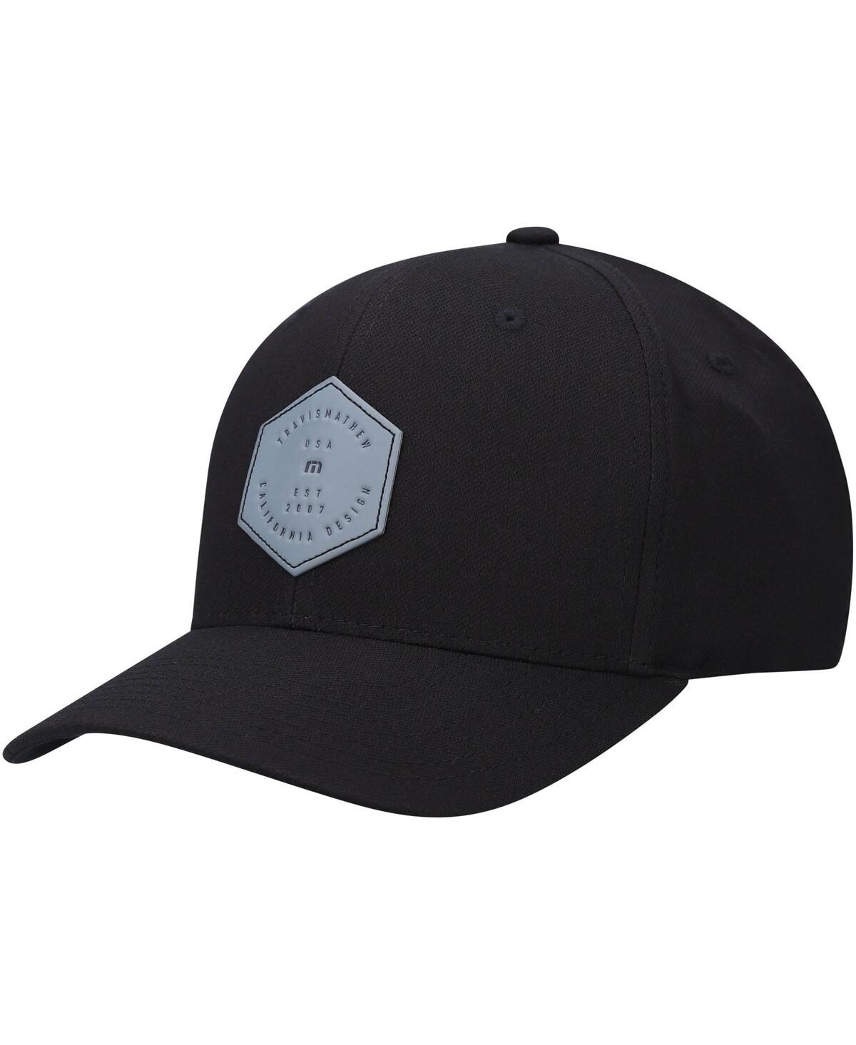 Travis Mathew Men's Travismathew Black Dopp Tri-blend Flex Hat