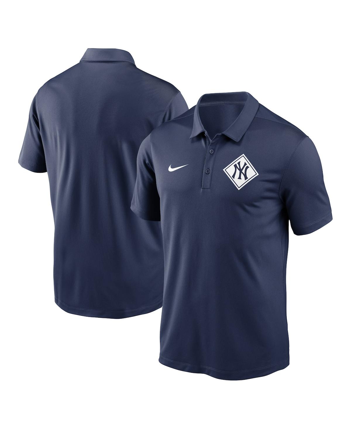 Men's Nike Navy New York Yankees Diamond Icon Franchise Performance Polo Shirt