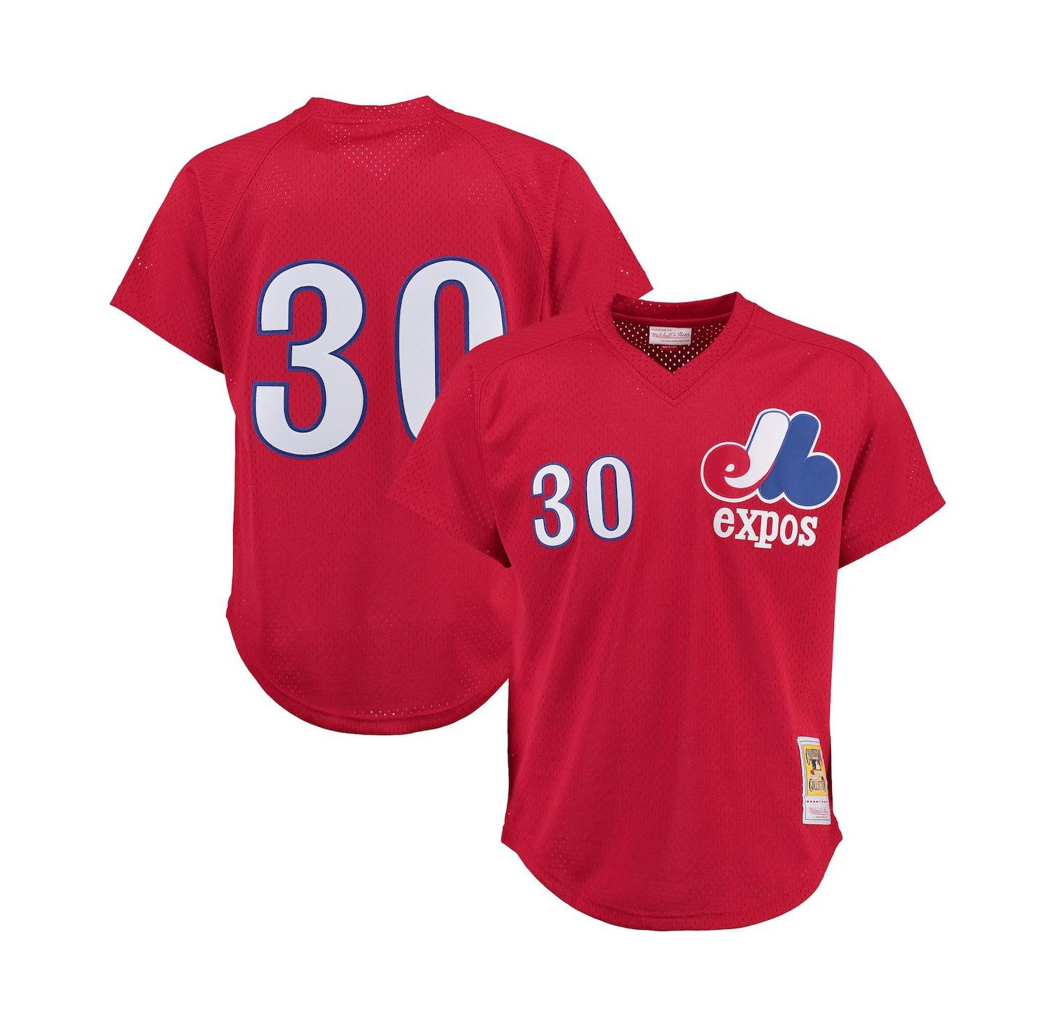 Men's Tim Raines Montreal Expos Batting Practice Jersey - Red