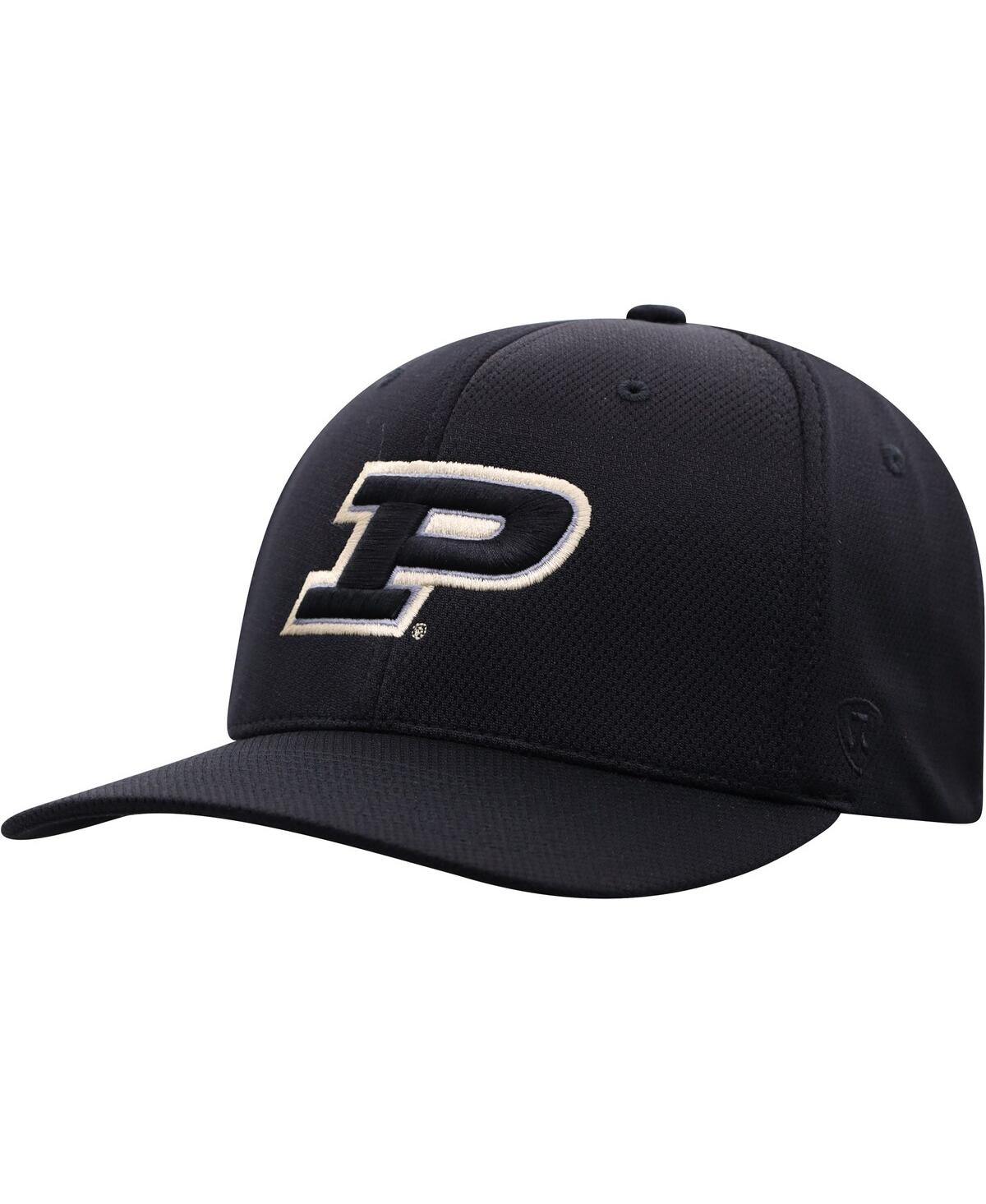 Top Of The World Black Purdue Boilermakers Reflex Logo Flex Hat In Black