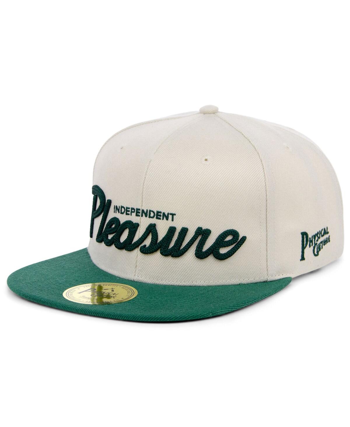 Shop Physical Culture Men's  Cream Independent Pleasure Club Of New Jersey Black Fives Snapback Adjustable