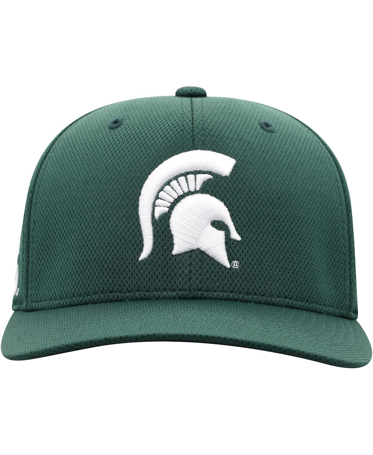 Shop Top Of The World Men's  Green Michigan State Spartans Reflex Logo Flex Hat