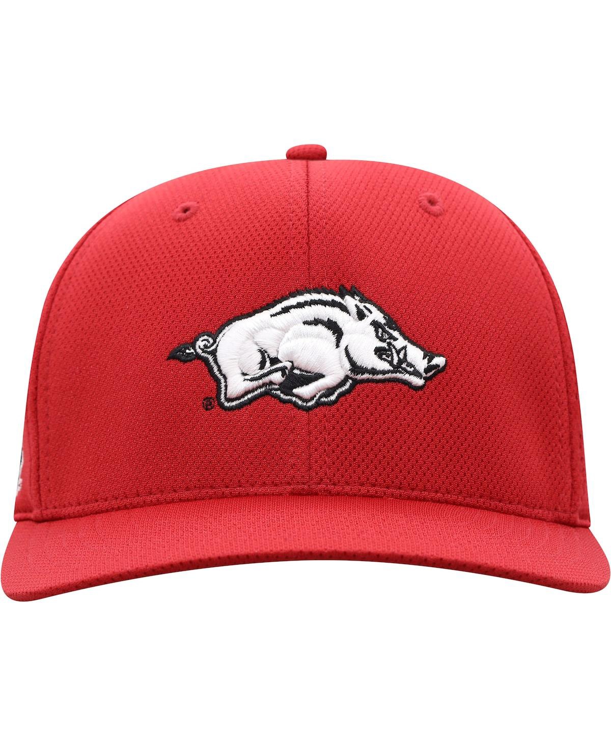 Top Of The World Cardinal Arkansas Razorbacks Reflex Logo Flex Hat In Cardinal